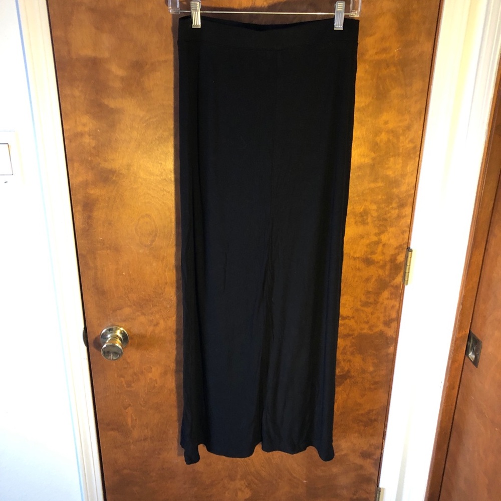 LOFT Classic Black Maxi Skirt